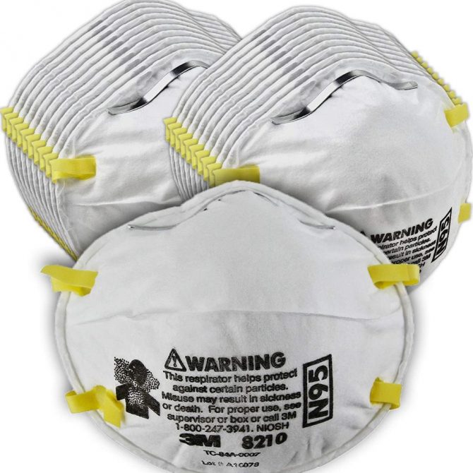 3M 8210 N95 CUP Respirator