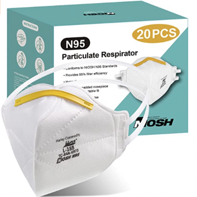 Zovator (HARLEY) N95 Respirator 20pc